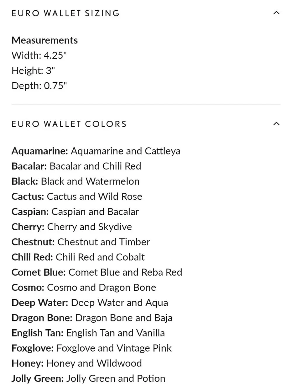 Portland Leather Goods Caspian Blue Euro Wallet